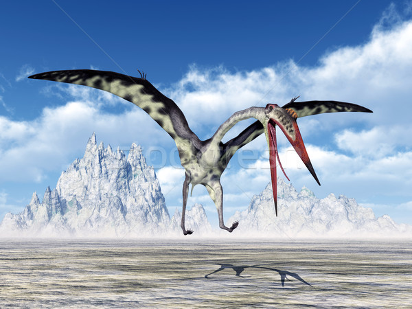 Stock photo: Pterosaur Quetzalcoatlus