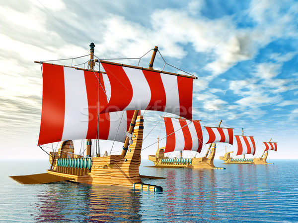 Greek Galleys Stock photo © MIRO3D