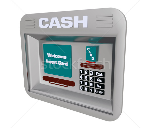 Cash Machine Stock photo © MIRO3D