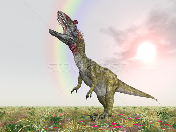 Stock photo: Dinosaur Cryolophosaurus