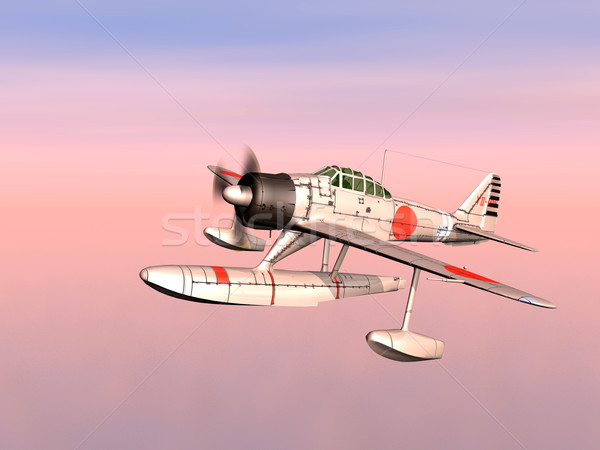 Japanese Fighter Bomber Stock photo © MIRO3D