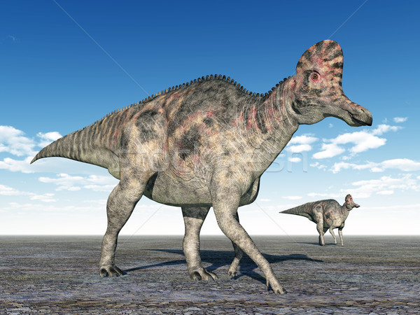 Dinosaurus computer gegenereerde 3d illustration natuur blauwe hemel Stockfoto © MIRO3D