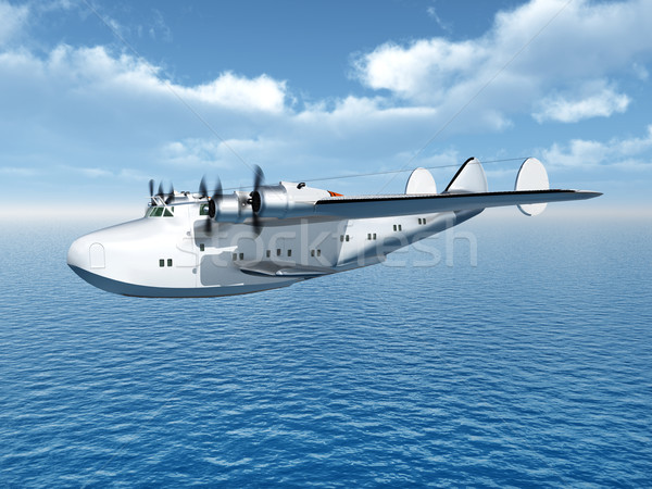 Flying Boat Airliner Stock photo © MIRO3D