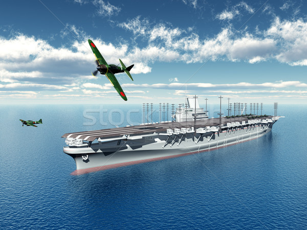 Japanese Aircraft Carrier Stock photo © MIRO3D