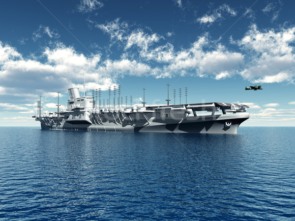 Japanese Aircraft Carrier Stock photo © MIRO3D