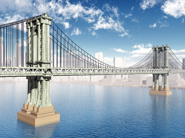 Manhattan Bridge Stock photo © MIRO3D