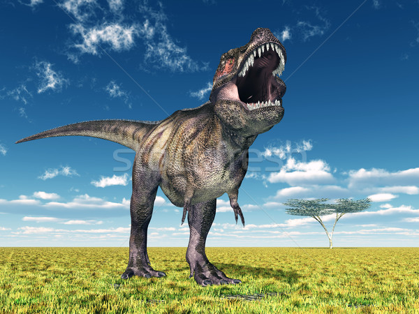 Komputera wygenerowany 3d ilustracji dinozaur charakter nauki Zdjęcia stock © MIRO3D
