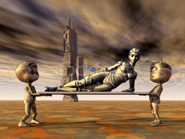 Extraterrestrial Life Stock photo © MIRO3D