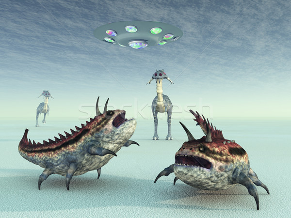 Extraterrestrial Life Stock photo © MIRO3D