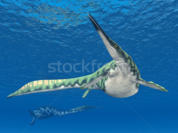 Marine Reptile Hupehsuchus Stock photo © MIRO3D