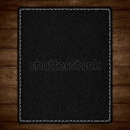 black leather background Stock photo © MiroNovak