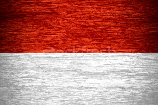 Indonesia bandiera banner legno texture Foto d'archivio © MiroNovak