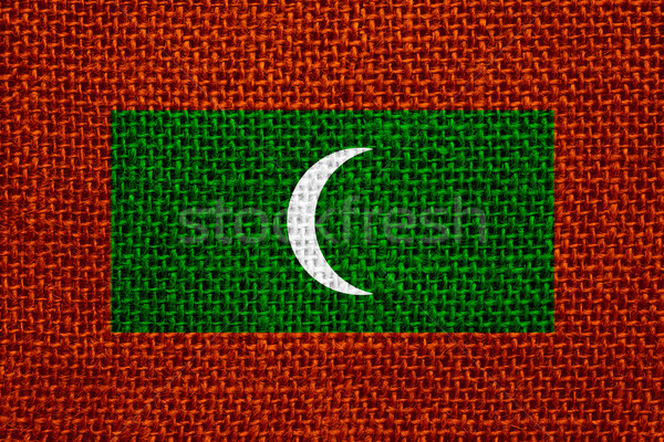 flag of Maldives Stock photo © MiroNovak