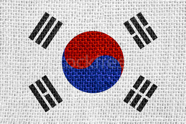 Stock photo: flag of South Korea