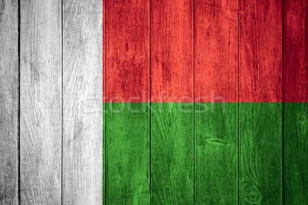 Pavilion Madagascar Alb Verde Rosu Steag Imagine De Stoc C Mironovak 3072973 Stockfresh