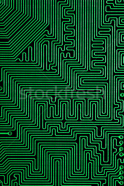 Printplaat groene abstract computer textuur achtergrond Stockfoto © MiroNovak