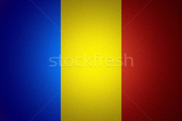 Bandeira Chade bandeira abstrato textura Foto stock © MiroNovak