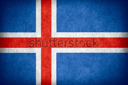 flag of Iceland Stock photo © MiroNovak