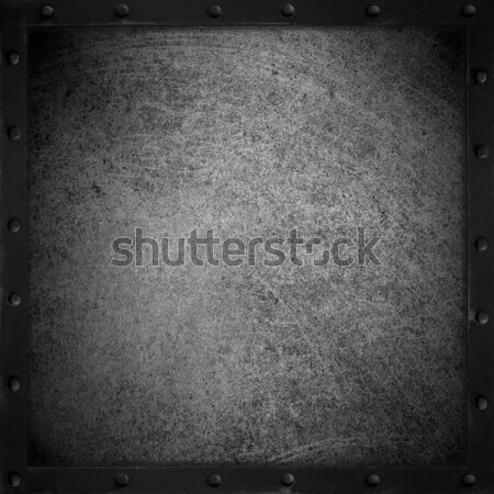 rust metal sheet black background  Stock photo © MiroNovak