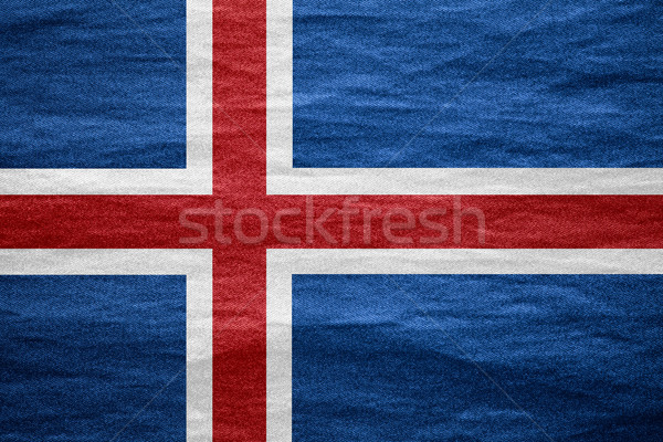 flag of Iceland Stock photo © MiroNovak