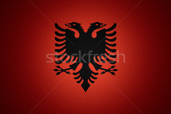 флаг Албания баннер аннотация текстуры Сток-фото © MiroNovak
