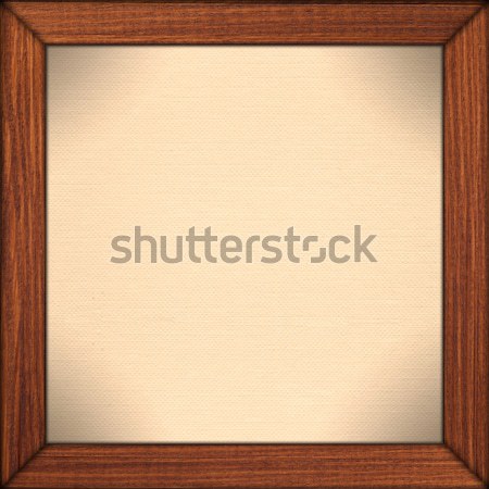 paper background in brown wooden frame Stock photo © MiroNovak