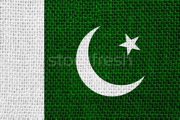 Pavilion Pakistan pakistanez steag textură Imagine de stoc © MiroNovak