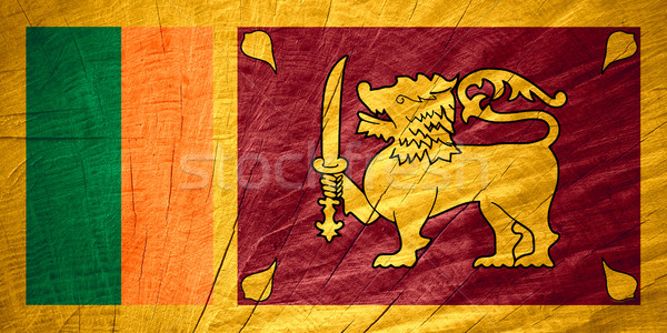 Сток-фото: флаг · Шри · Ланка · баннер · текстуры