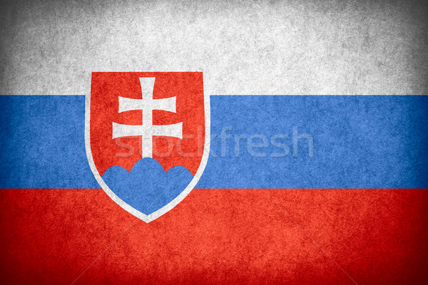 flag of Slovakia Stock photo © MiroNovak