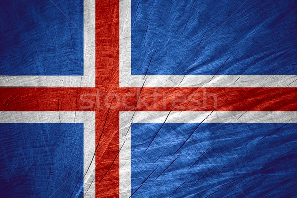 flag of Iceland Stock photo © MiroNovak