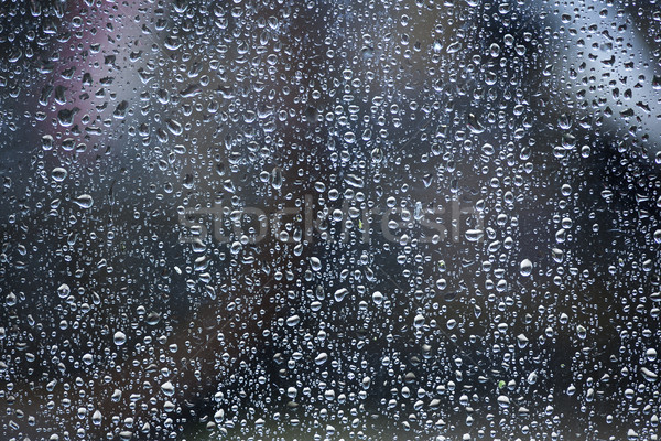 drops of water on pane Stock photo © MiroNovak