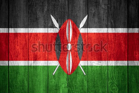 Stock photo: flag of Kenya