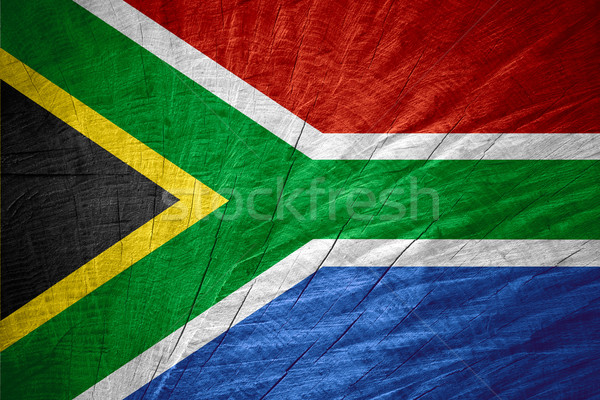 Republic of South Africa flag Stock photo © MiroNovak