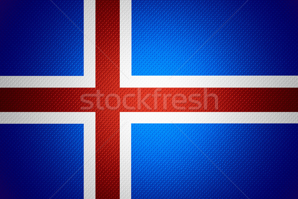 flag of Iceland Stock photo © MiroNovak