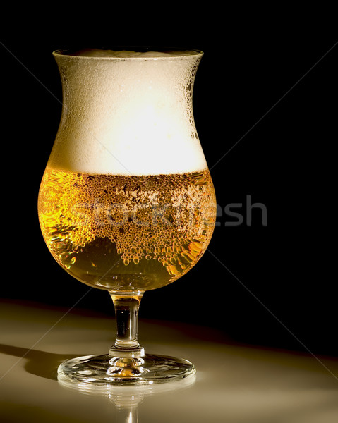 Arany sör fény bár arany Stock fotó © mirusiek