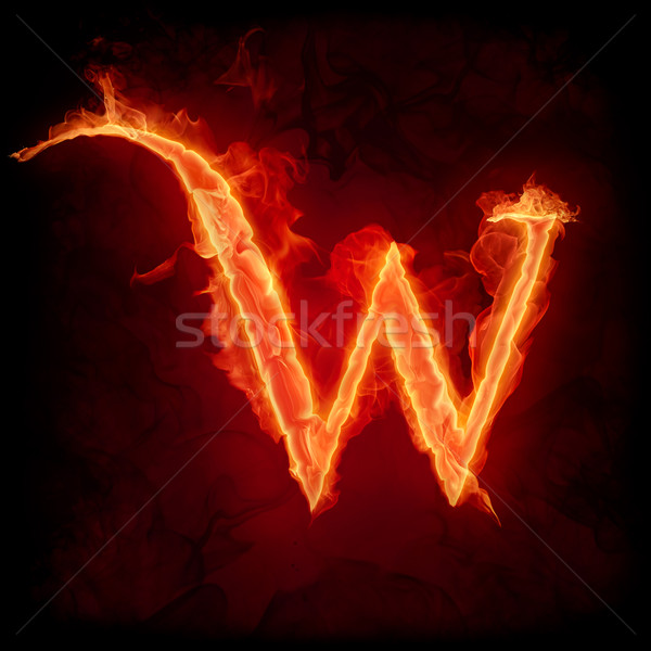 Ognia list ognisty czerwony płomień piękna Zdjęcia stock © Misha