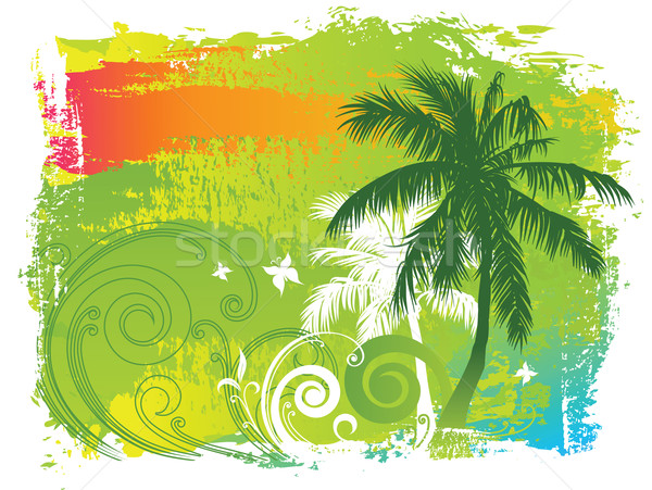 Summer tropical background Stock photo © Misha