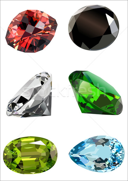 set of gems Stock photo © mitay20