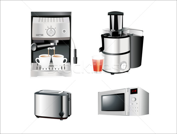 picture of household appliances on a white background Stock photo © mitay20