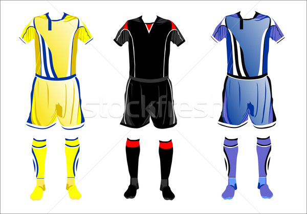 Abstract Soccer uniforms Stock photo © mitay20
