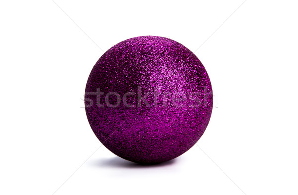 purple tinsel ball Stock photo © mizar_21984