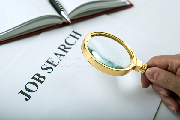 office supplies and job search Stock photo © mizar_21984