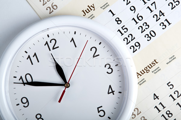 Foglio calendario numero business tempo digitale Foto d'archivio © mizar_21984