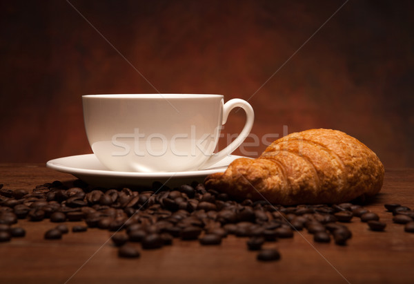 コーヒー 静物 カップ クロワッサン 食品 キッチン ストックフォト © mizar_21984