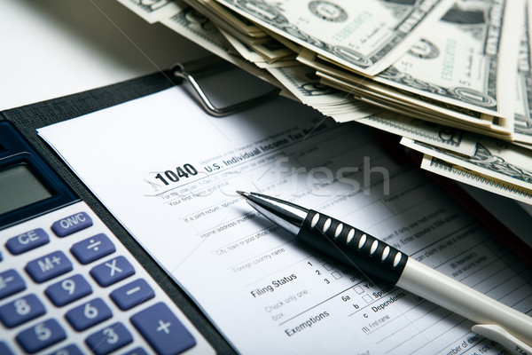 accounting in the money Stock photo © mizar_21984