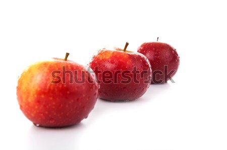 red apples closeup Stock photo © mizar_21984