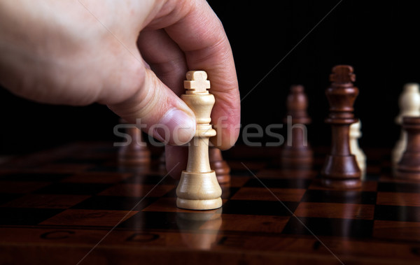 chess game king move Stock photo © mizar_21984