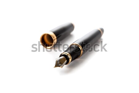 fountain pen on white flatness Stock photo © mizar_21984