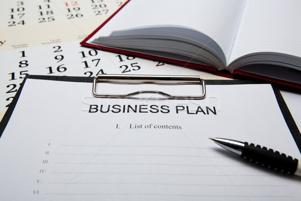 Affaires still life plan document titre [[stock_photo]] © mizar_21984