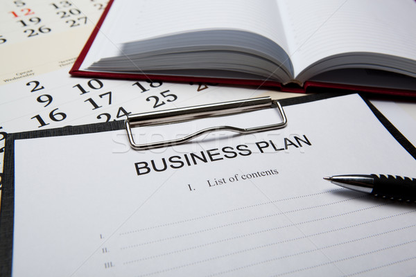 Affaires still life plan document titre [[stock_photo]] © mizar_21984